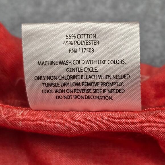 Budweiser Shirt Mens Size 2XL Red Short Sleeve Button Down Logo Pattern - Picture 13 of 16